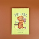 TEDDY ISLAND Series B5 Monthly Planner - Colored Inner Pages 50 PCS
