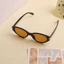 Minimalist Cat Eye Women's Sunglasses - Dark Brown