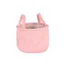 Candy Color Heart Desktop Storage Round Bucket - Pink