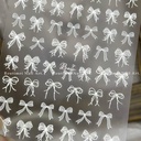 Lace Bow Nail Stickers