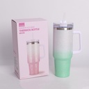 HS-BWB6001 Fashion Ice King Thermos Bottle 1200ml - Green Gradient