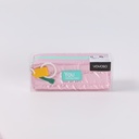 Embroidery Series – Pink Square Multi-Purpose Pencil Case