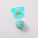 (HS-PET2203) 5cm Swirl Basketball (Smooth) Dog Toy - Green