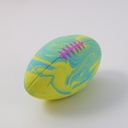 (HS-PET2203) 7.6cm Swirl Basketball (Smooth) Dog Toy - Green